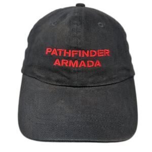 Pathfinder Armada Nissan Slideback Baseball Cap Black One Size Embroidered